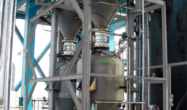 Dense phase pneumatic conveying of carbon black for a tire manufacturing facility